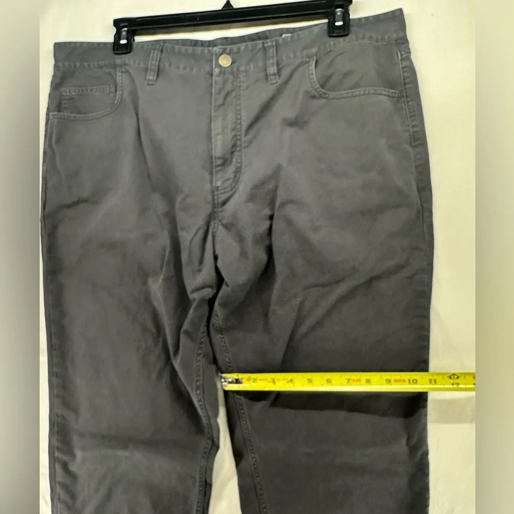 Vineyard Vines Mens 5‎ Pocket Canvas Pants Slim Fit Straight Leg Gray Size 40